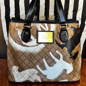 L.A.M.B. Lamb Monogram Bag - Vegan Saffiano Leather